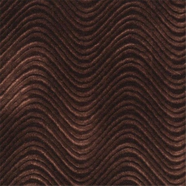 Designer Fabrics C849 54 in. Wide Brown; Classic Velvet Swirl Automotive; Residential And Commercial Upholstery Velvet C849 - main